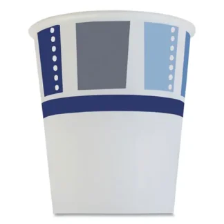 AJM Packaging Corporation Heavy Duty Cold Cups, 3 oz, Paper, Modernware Design, 2,400/Carton