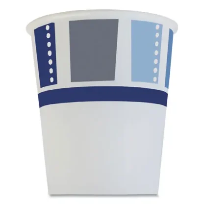 AJM Packaging Corporation Heavy Duty Cold Cups, 3 oz, Paper, Modernware Design, 2,400/Carton