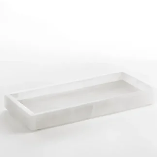 Alabaster Bathroom Tray – Natural