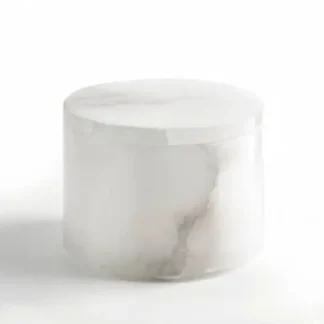 Alabaster Cotton Jar – Natural