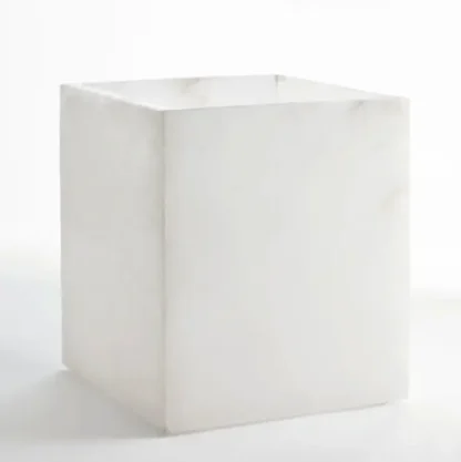 Alabaster Wastebasket – Natural