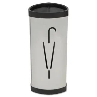 Alba™ Triangular Umbrella Stand, Silver/Black