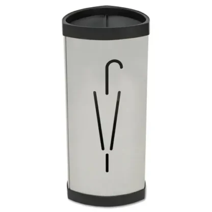 Alba™ Triangular Umbrella Stand, Silver/Black