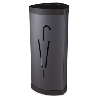 Alba™ Triangular Umbrella Stand, Black, 10.25"W x 10.25"D x 23.67"H