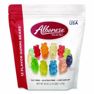 Albanese® World’s Best Gummi Bears, 12 Assorted Fruit Flavors, 36 oz Bag