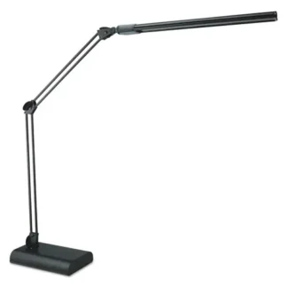 Alera® Adjustable LED Desk Lamp, Black, 21.5" Height