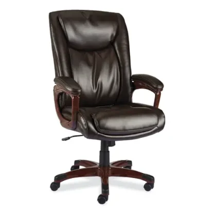 Alera® Alera Darnick Series Manager Chair, Supports Up to 275 lbs, Brown, Adjustable Height 17.13" - 20.12"