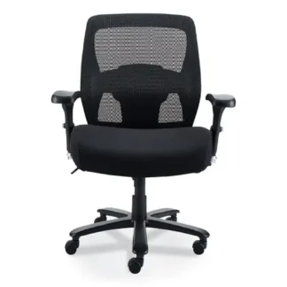 Alera® Alera Faseny Series Big and Tall Manager Chair, Supports Up to 400 lbs, Black