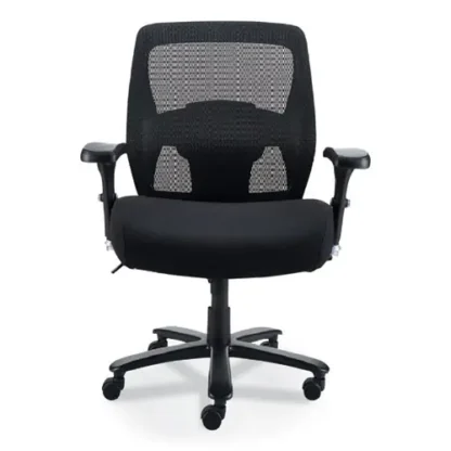 Alera® Alera Faseny Series Big and Tall Manager Chair, Supports Up to 400 lbs, Black