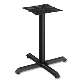 Alera® Alera Hospitality Series Single-Column Table Base, Steel, Black, 28.5" High, 27.5" Diameter, 300 lb Capacity