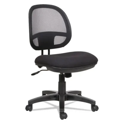 Alera® Alera Interval Series Swivel/Tilt Mesh Chair, Supports Up to 275 lb, Black