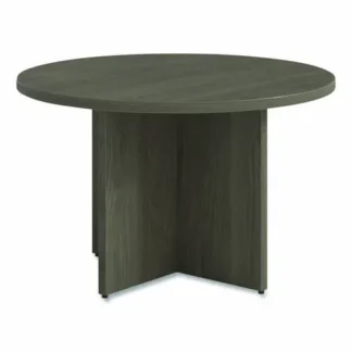Alera® Alera Seville Round Conference Table, 48" Diameter, Walnut
