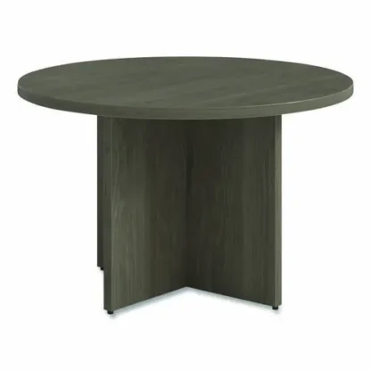 Alera® Alera Seville Round Conference Table, 48" Diameter, Walnut