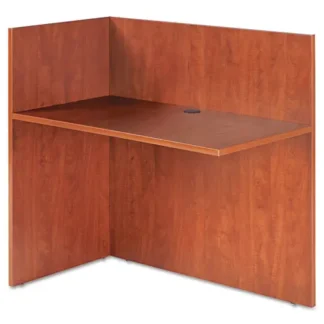 Alera® Alera Valencia Reversible Reception Return, Medium Cherry