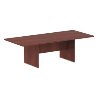 Alera® Alera Valencia Series Conference Table, Rectangular, 94.5"W x 41.38"D x 29.5"H, Medium Cherry