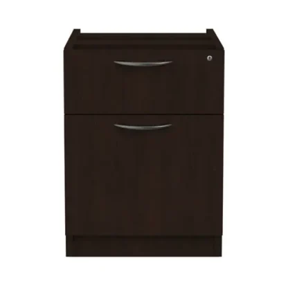 Alera® Alera Valencia Series Hanging Pedestal File, 2-Drawer, Box/File, Espresso