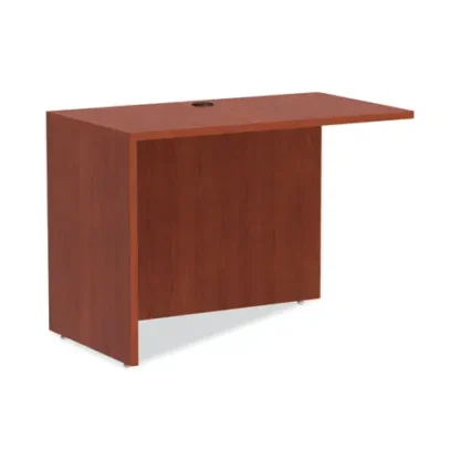 Alera® Alera Valencia Series Reversible Return/Bridge Shell, Medium Cherry