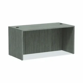 Alera® Alera Valencia Series Straight Front Desk Shell, 59.13" x 29.5" x 29.63", Gray