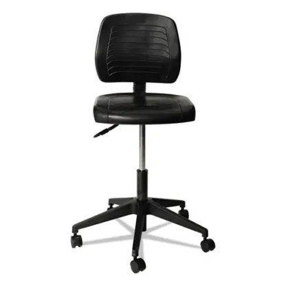 Alera® Alera WL Series Workbench Stool, Supports Up to 250 lb, 17.25" to 25" Seat Height, Black