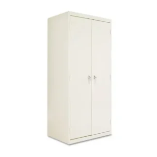 Alera® Assembled 78" High Heavy-Duty Welded Storage Cabinet, Putty