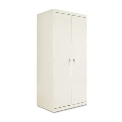 Alera® Assembled 78" High Heavy-Duty Welded Storage Cabinet, Putty
