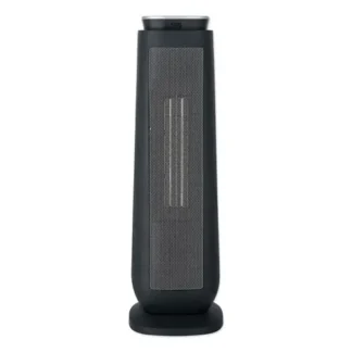 Alera® Ceramic Heater Tower with Remote Control, 1,500 W, Black
