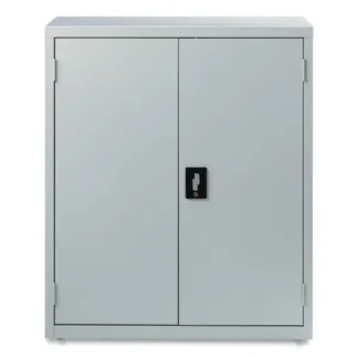 Alera® Economy Assembled Storage Cabinets, 3 Shelves, Light Gray, 36"W x 18"D x 42"H