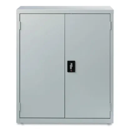 Alera® Economy Assembled Storage Cabinets, 3 Shelves, Light Gray, 36"W x 18"D x 42"H