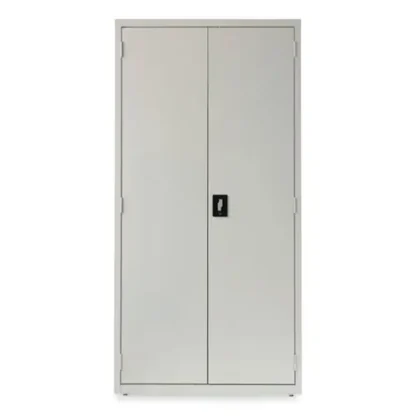 Alera® Economy Assembled Storage Cabinets, 5 Shelves, 36"W x 18"D x 72"H, Light Gray