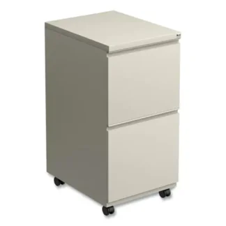 Alera® File Pedestal with Full-Length Pull, 2-Drawer, Putty