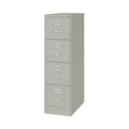 Alera® Four-Drawer Economy Vertical File, Light Gray, Letter-Size