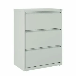 Alera® Lateral File, 3-Drawer, Light Gray, 30"W x 18.62"D x 40.25"H