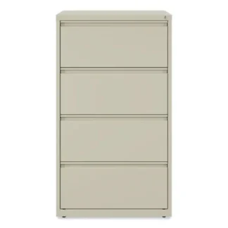 Alera® Lateral File, 4 Legal/Letter-Size File Drawers, Putty