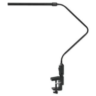 Alera® LED Desk Lamp With Interchangeable Base Or Clamp, Black