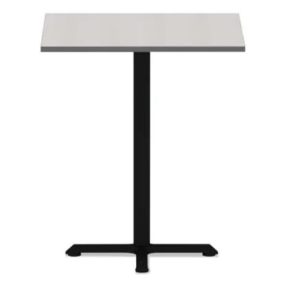 Alera® Reversible Laminate Table Top, Square, 35.38" x 35.38", White/Gray