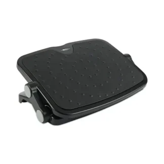 Alera® Soft Cushioned Ergonomic Footrest, Black