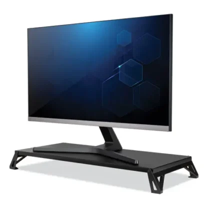 Allsop® Lo Riser Monitor Stand, For 32" Monitors, Black, Supports 30 lb