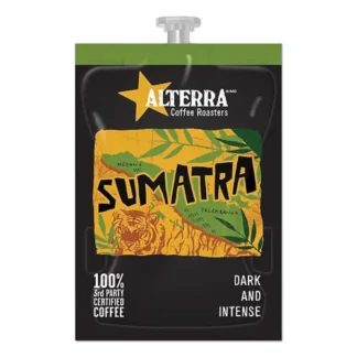 ALTERRA® Coffee Freshpack Pods, Sumatra Blend, Dark Roast, 100/Carton