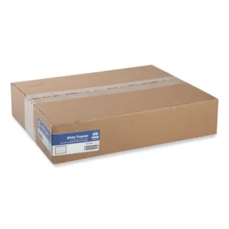 AmerCareRoyal® Embossed Scalloped Edges Traymats, 12.75 x 16.5, White, 1,000/Carton