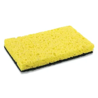 AmerCareRoyal® Heavy-Duty Scrubbing Sponge, Yellow/Green, 20/Carton