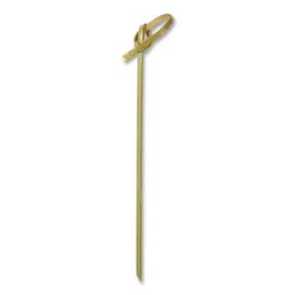 AmerCareRoyal® Knotted Bamboo Pick, 4", Natural, 100/Pack, 10 Packs/Carton