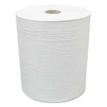 American Paper Converting Hardwound Paper Towel Roll, Eco Green Paper, 1-Ply, 7.88" x 800 ft, White, 6/Carton
