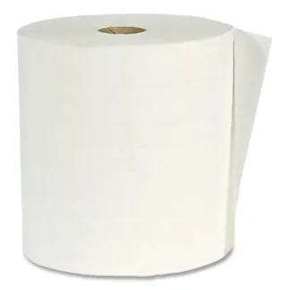 American Paper Converting Hardwound Paper Towel Roll, 1-Ply, 7.88" x 800 ft, White