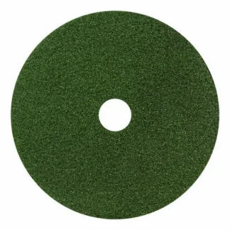 Americo® Black Diamond 3000 Grit Diamond Pad, 14" Diameter, Black/Green, 2/Carton