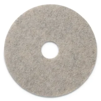 Americo® Combo Burnishing Pads, 20" Diameter, Tan, 5/Carton