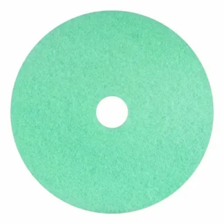Americo® Luster Lite Burnishing Pads, 20" Diameter, Sky Blue, 5/Carton