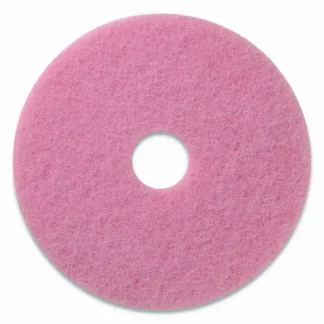Americo® Remover Burnishing Pads, 27" Diameter, Pink, 2/Carton