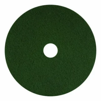 Americo® Scrubbing Pads, 16" Diameter, Green, 5/Carton