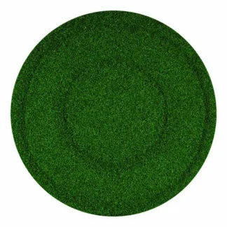 Americo® TurfScrub Brush Floor Pad, 20" Diameter, Green, 4/Carton