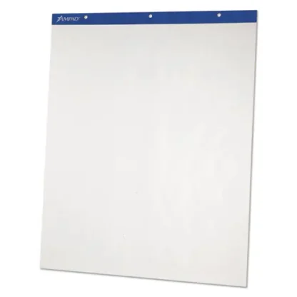 Ampad® Flip Charts, Unruled, 27 x 34, White, 50 Sheets, 2/Carton